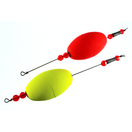 Comal Weighted Float Oval 2.5'' Orange 2pk