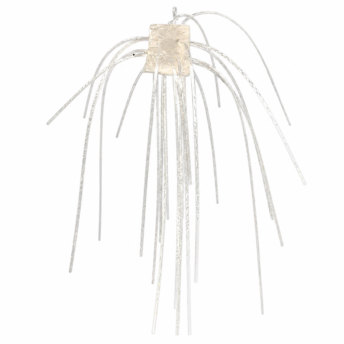 3Brothers Loaded Dice finesse bait with flowing strands for drop shot and wacky rig fishing