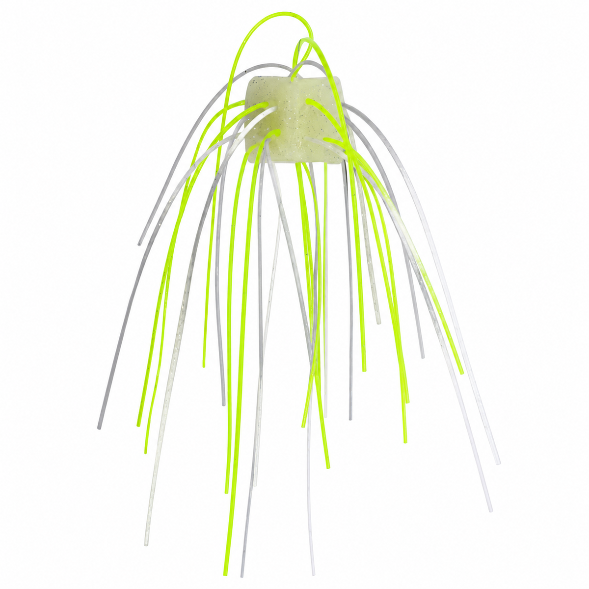 3Brothers Loaded Dice finesse bait with flowing strands for drop shot and wacky rig fishing