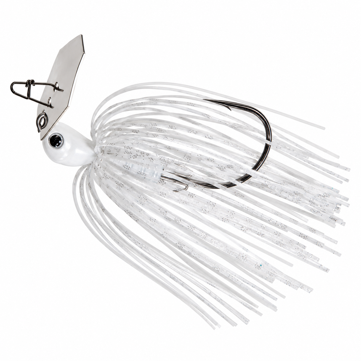 Z-Man Chatterbait® Jack Hammer™ Baby Jack™ bladed jig fishing lure on white background