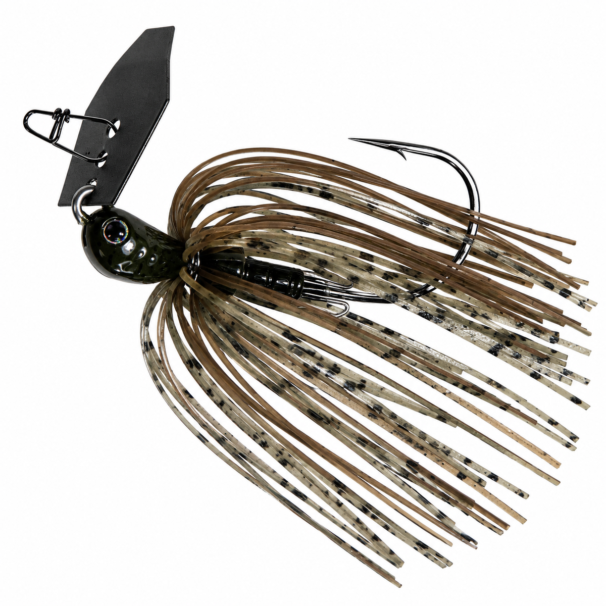 Z-Man Chatterbait® Jack Hammer™ Baby Jack™ bladed jig fishing lure on white background