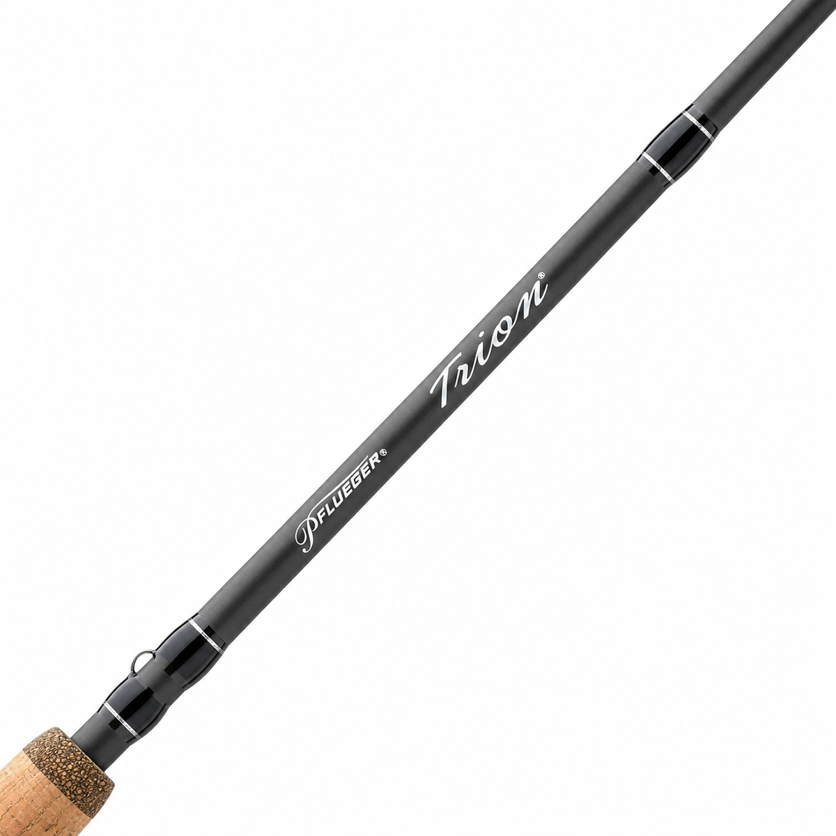 Pflueger Trion® Spinning Combo with cork handle spinning rod and spinning reel on white background