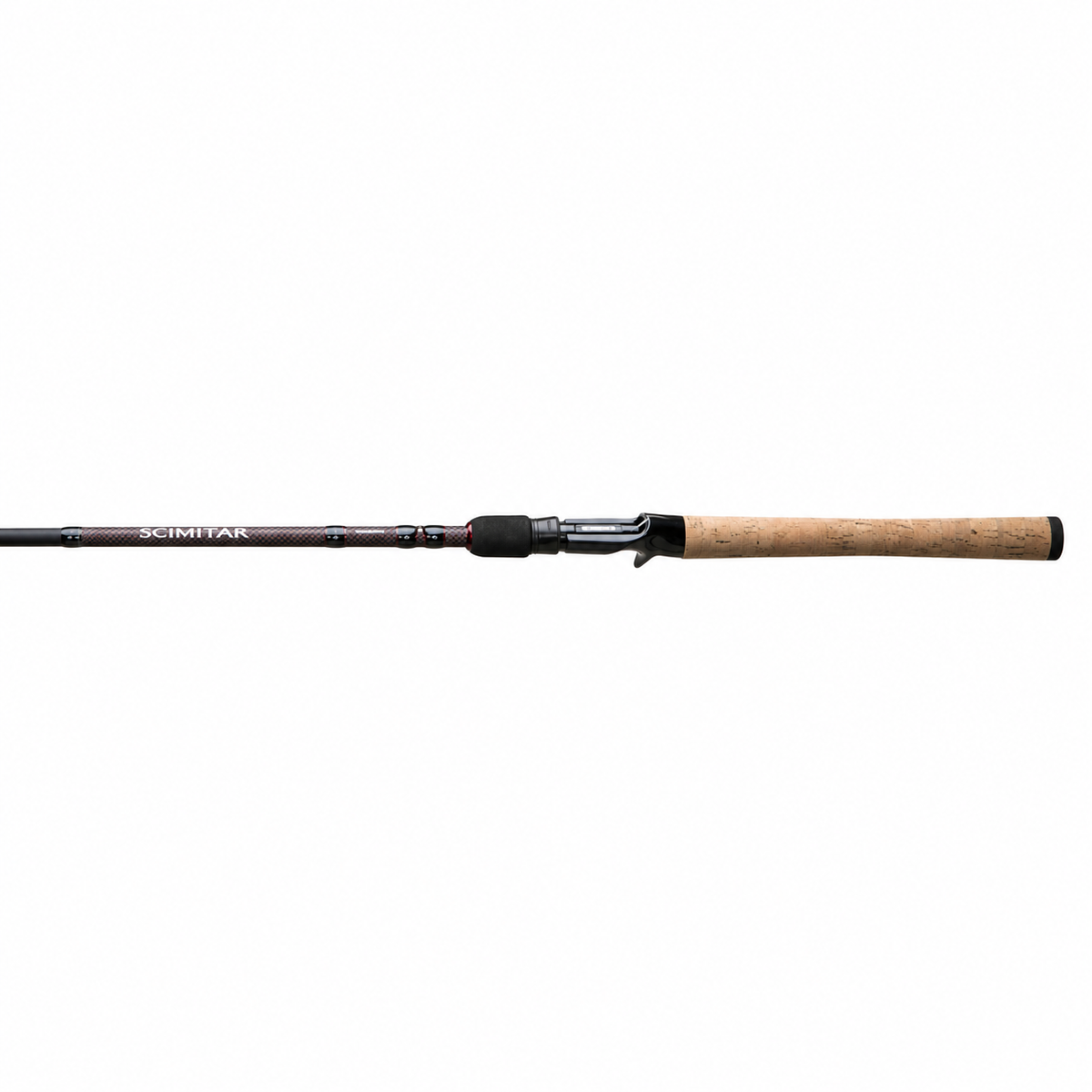 Shimano Scimitar C Series casting rod with cork handle and Titanium Oxide guides