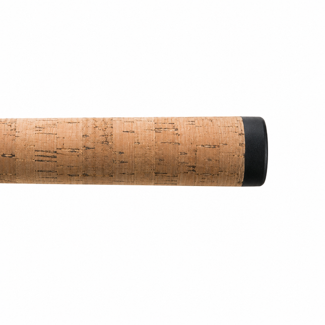 Shimano Scimitar C Series casting rod cork rear grip and butt cap detail