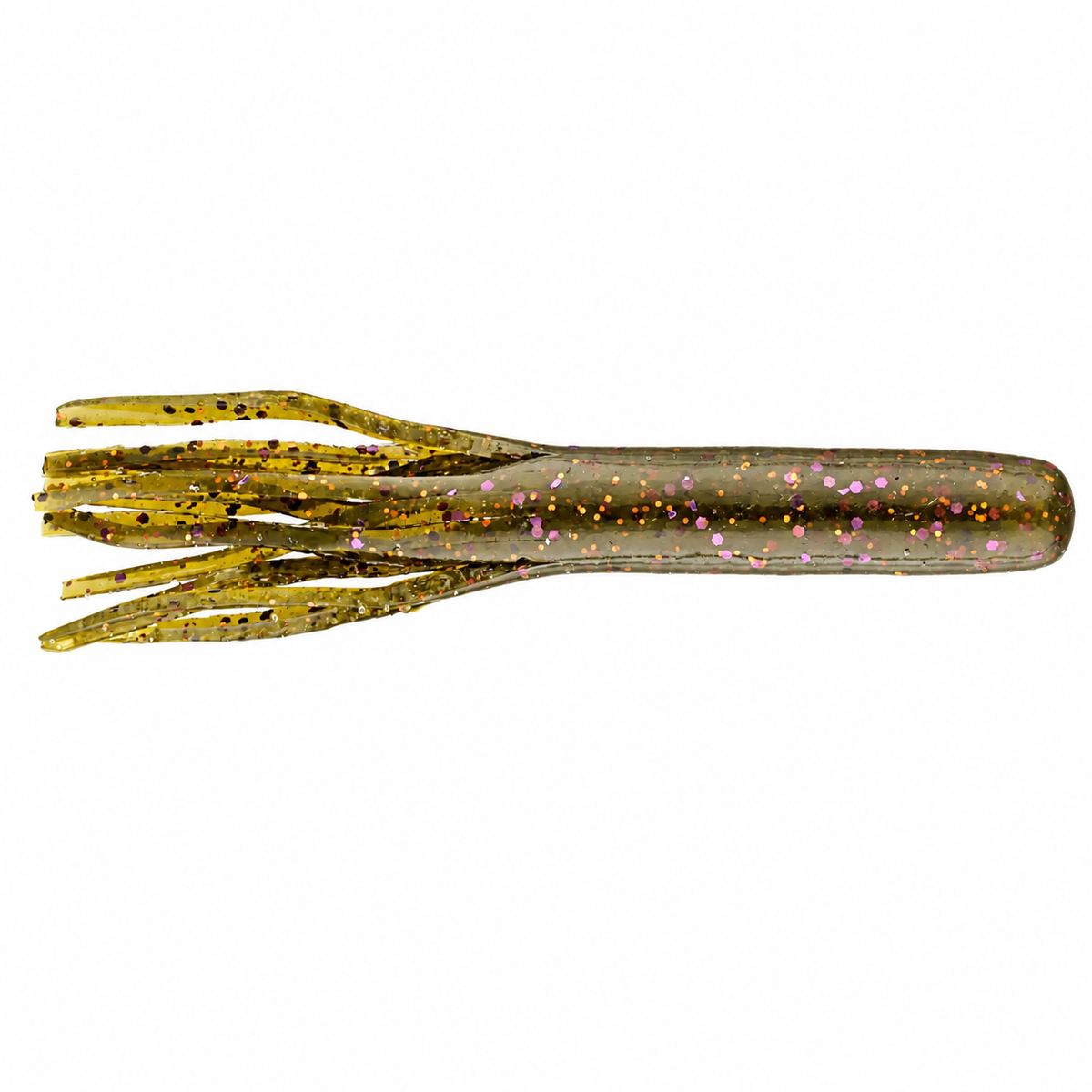 Dry Creek 3.5 inch Tournament Tube soft plastic bass bait on white background