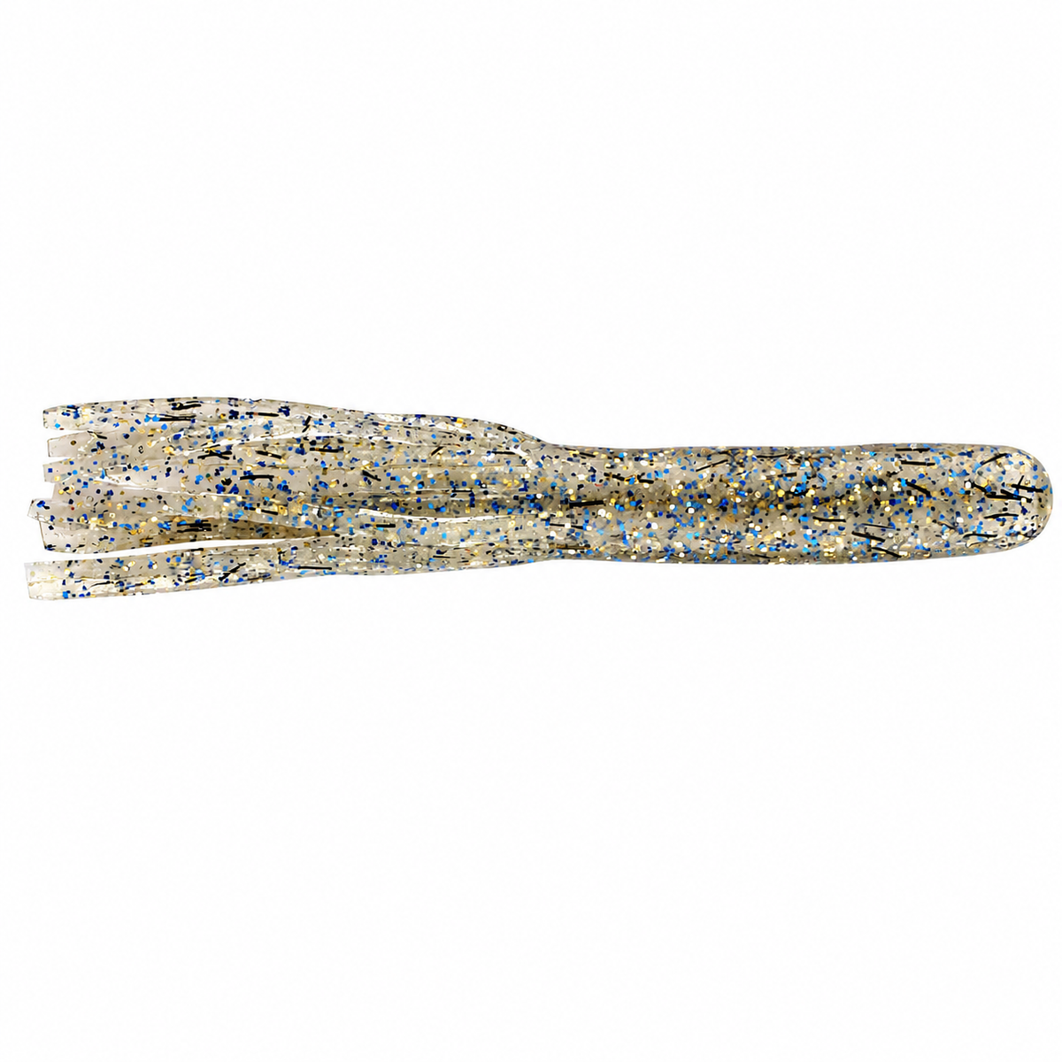 Dry Creek 3.5 inch Tournament Tube soft plastic bass bait on white background