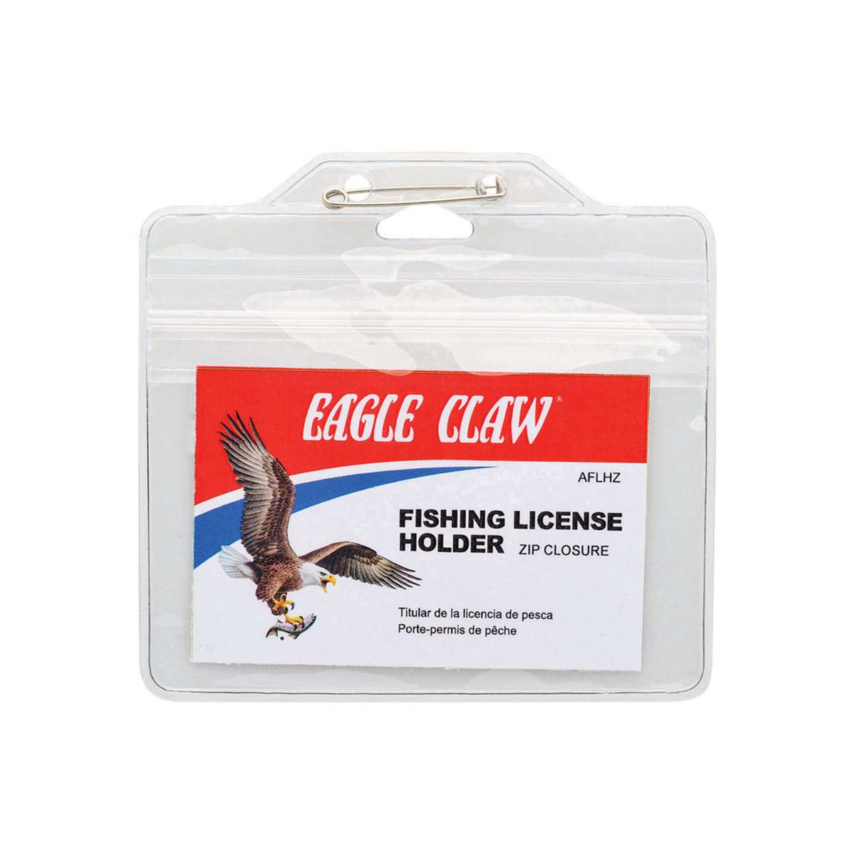 Eagle Claw Fishing License Holder w/Zip Closure