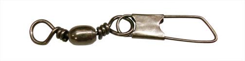 Eagle Claw Barrel Swivel Snap w/Interlock 7 Black - The Sportsman's Exchange