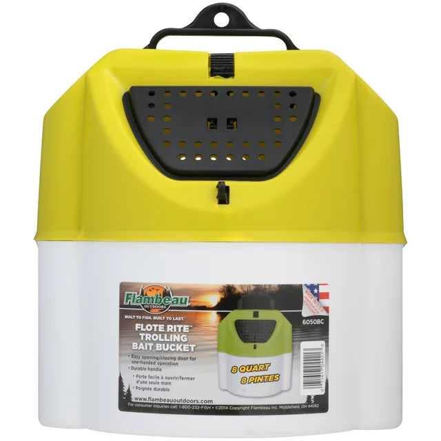 Flambeau Flote Rite 8qt Trolling Bait Bucket S - The Sportsman's Exchange