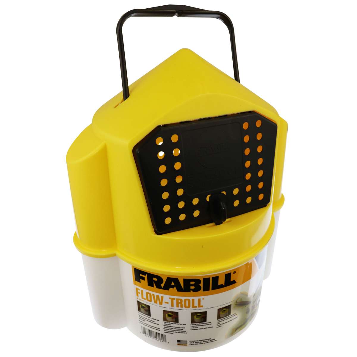 Frabill Bait Buckets Flow Troll 6 Qt. S - The Sportsman's Exchange