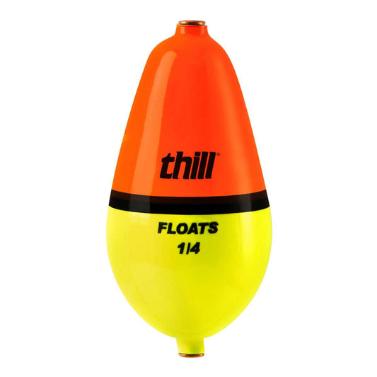 Thill Wobble Bobber Pear 2 1/4'' Org/Blk/Yl 1/4oz S - The Sportsman's Exchange