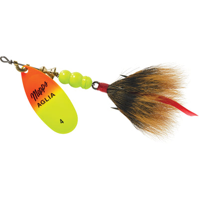Hot Orange/Chartreuse-Brown