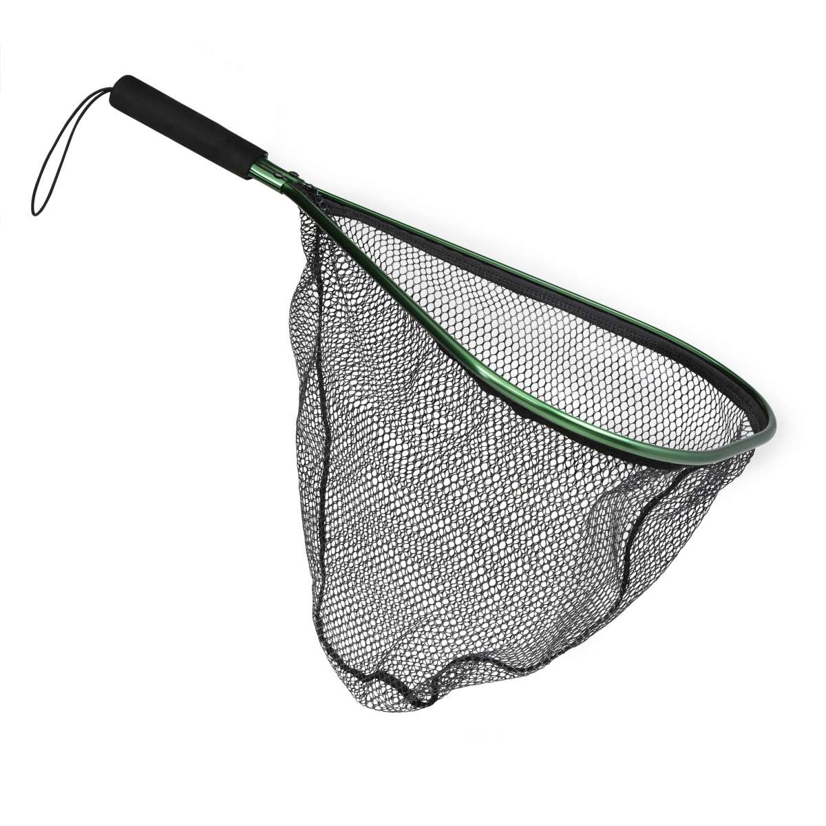 Beckman Nets 11''x16''PVC 7''HandleGrnBlk - POS - The Sportsman's Exchange