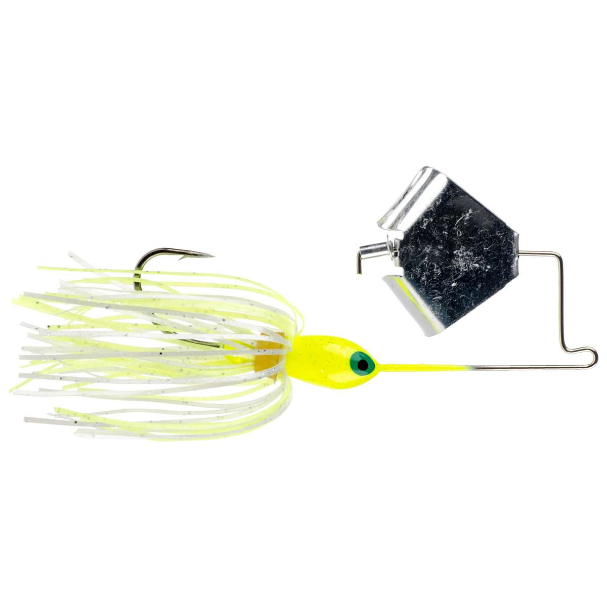 Strike King Mini Pro-Buzz 1/8oz Chartreuse/White S - The Sportsman's Exchange