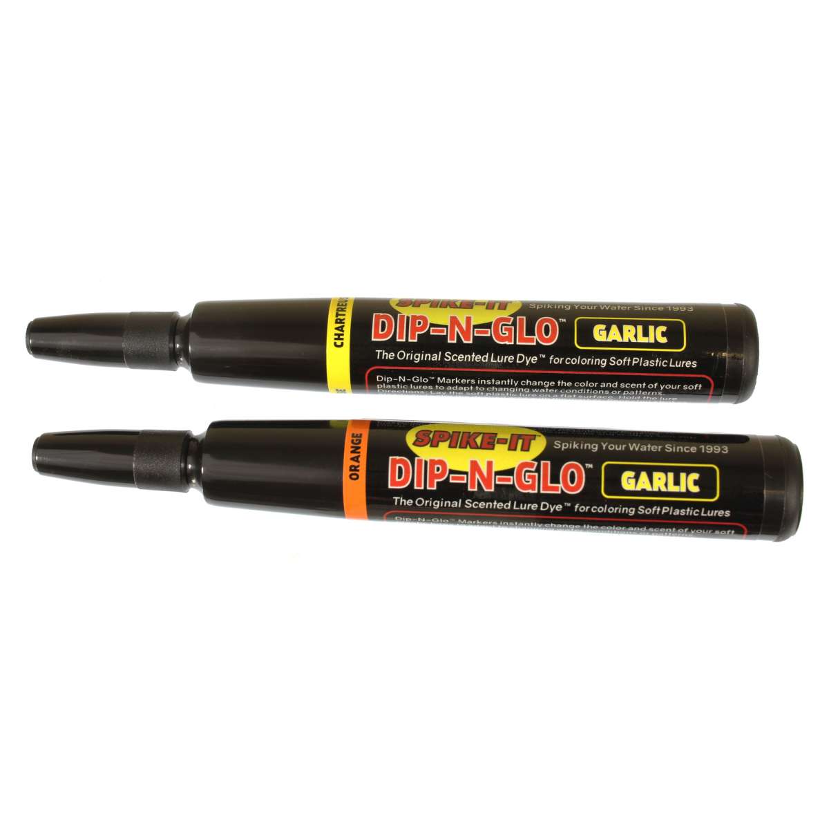 Spike It Double Marker 2pk Garlic Chartreuse/Orange - The Sportsman's Exchange
