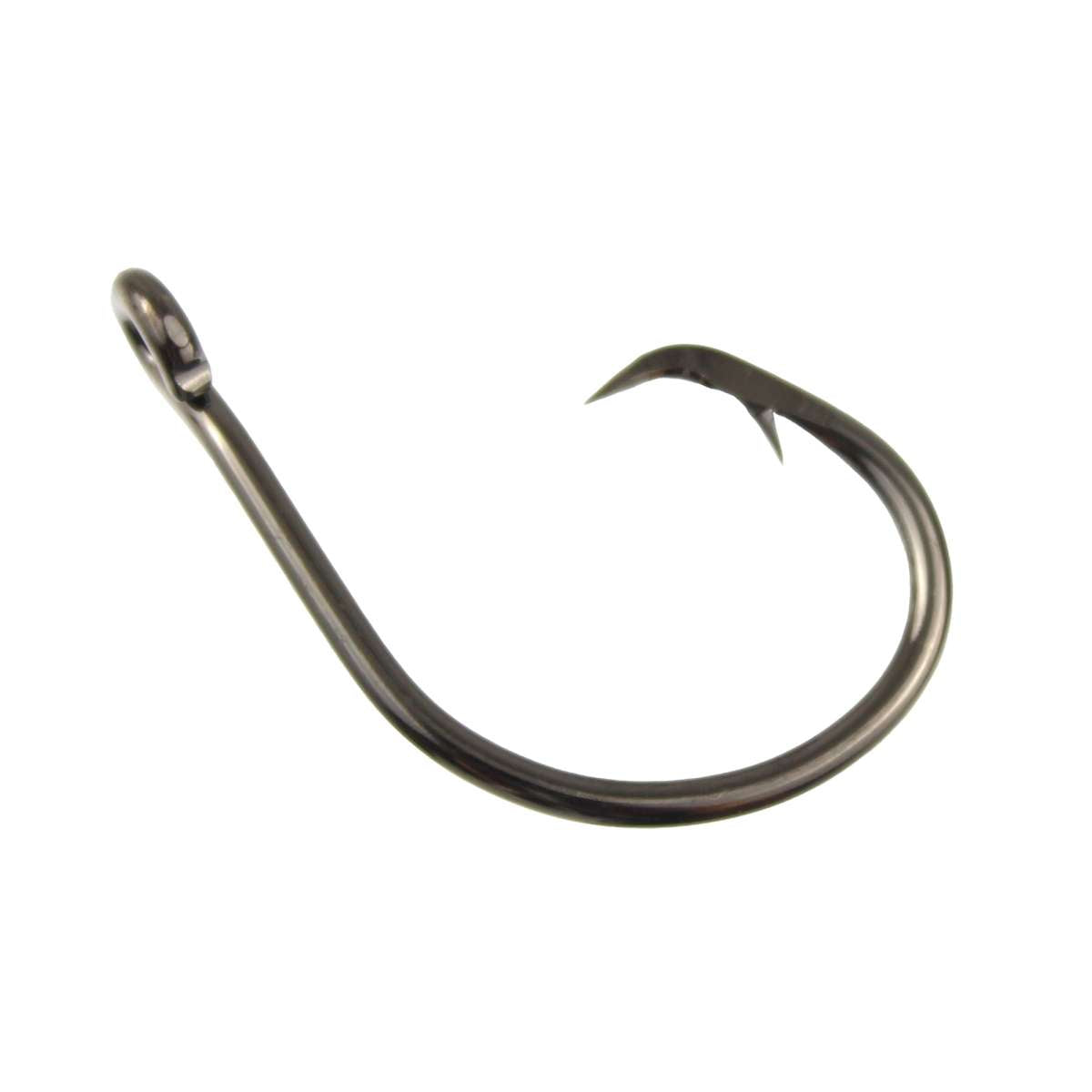 Eagle Claw Lazer Circle Mid Wire Size 6/0 Platinum Black 5pk S - The Sportsman's Exchange