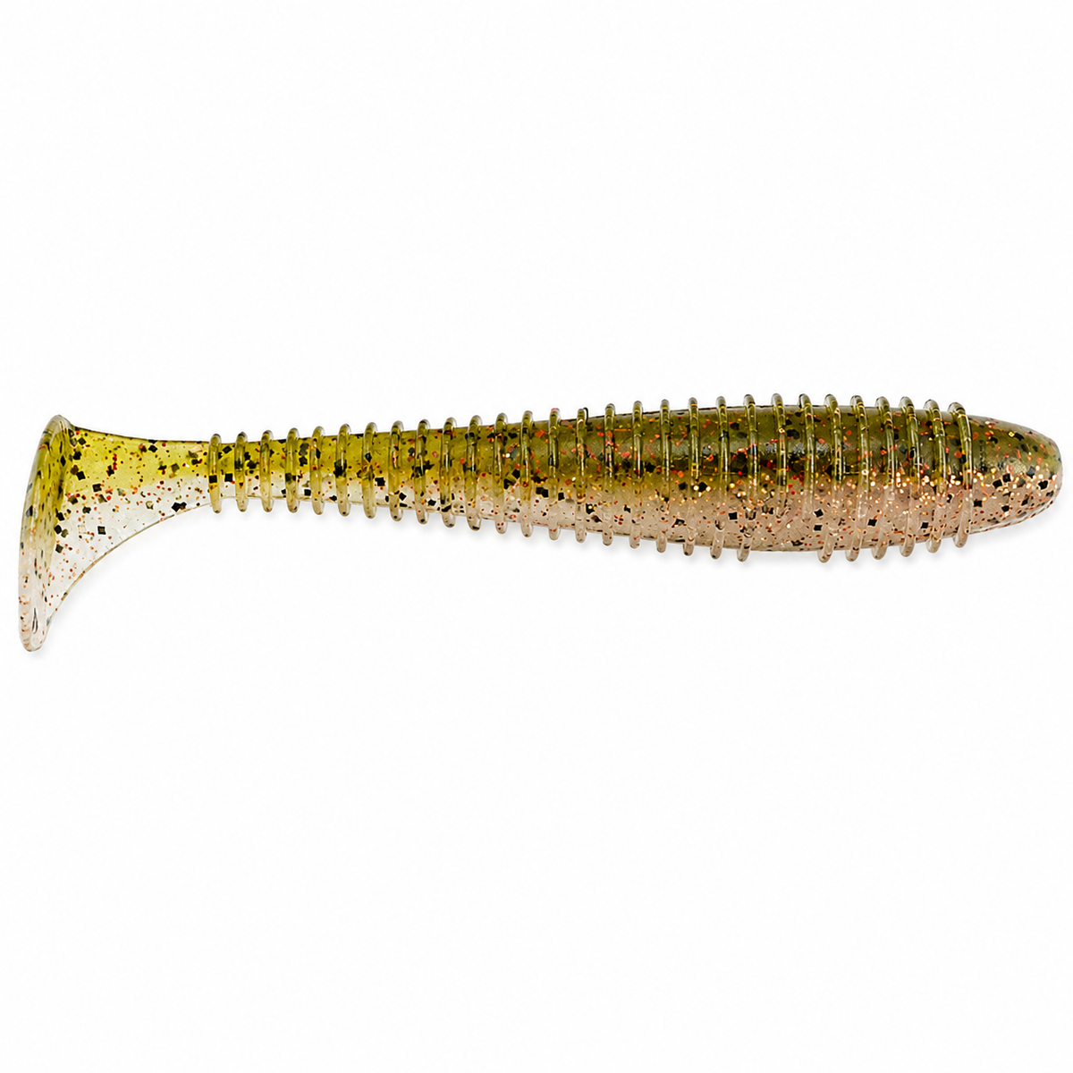 Keitech FAT Swing Impact Swimbait 3.8 inch soft paddle tail swimbait in Copperfield
