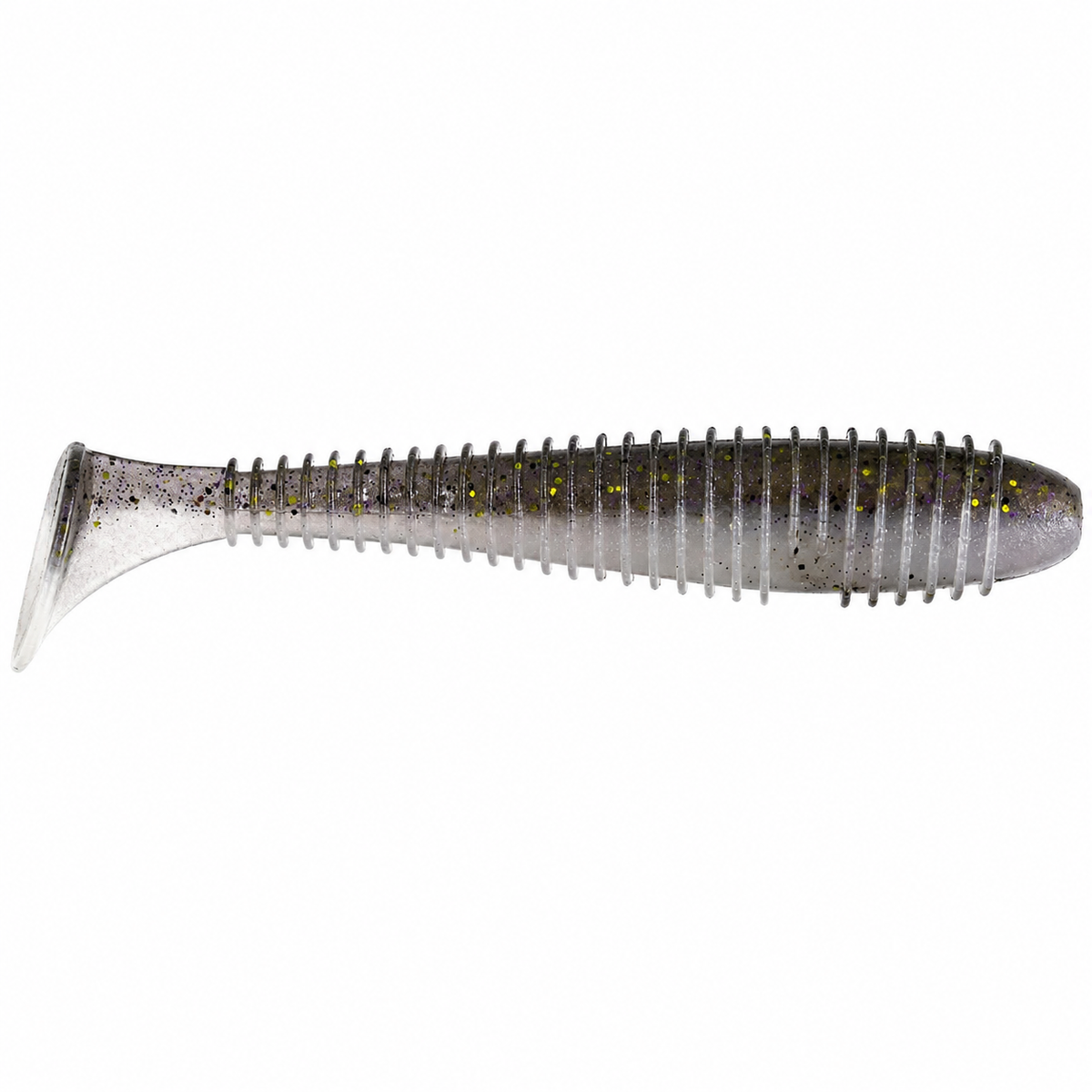Keitech FAT Swing Impact Swimbait 4.8 inch soft paddle tail swimbait in Gizzard Shad